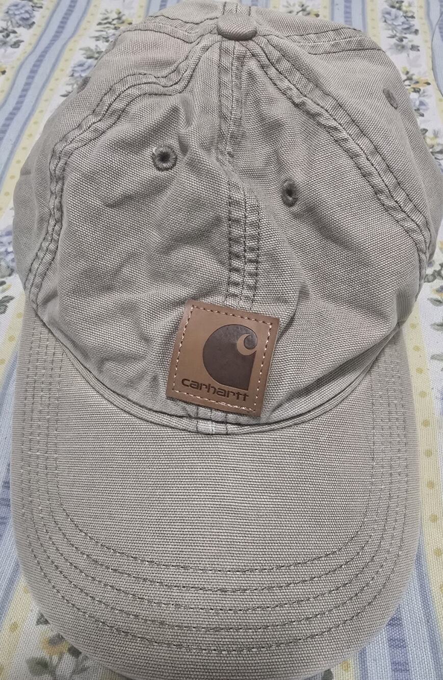 Carhartt Greige Baseball Cap Adjustable Strapback One Size Mens